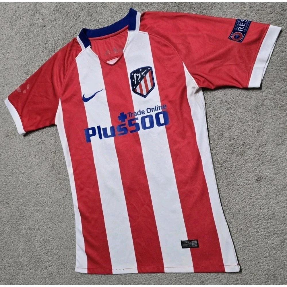 2017 Atletico Madrid‎ Home Football Shirt #11 Camilo Jersey Nike Mens S